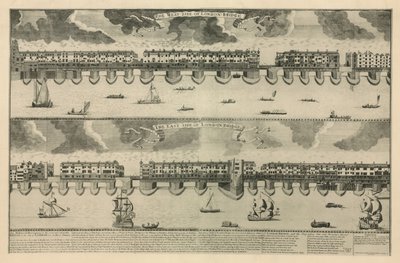 Die West- und Ostseite der London Bridge von Sutton Nicholls